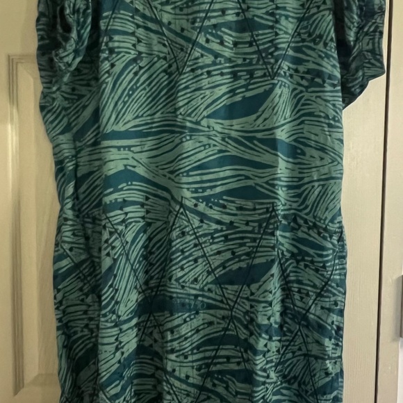 Kealopiko- Linen Cinched Sleeve Maxi- He Aloha No Lono - Picture 2 of 3